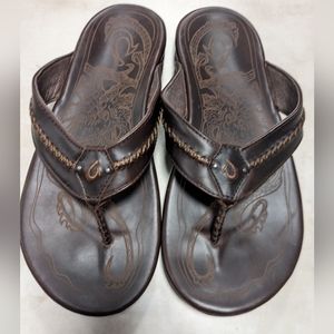 Oulkai Mea Ola Mens Beach Sandals Size 11